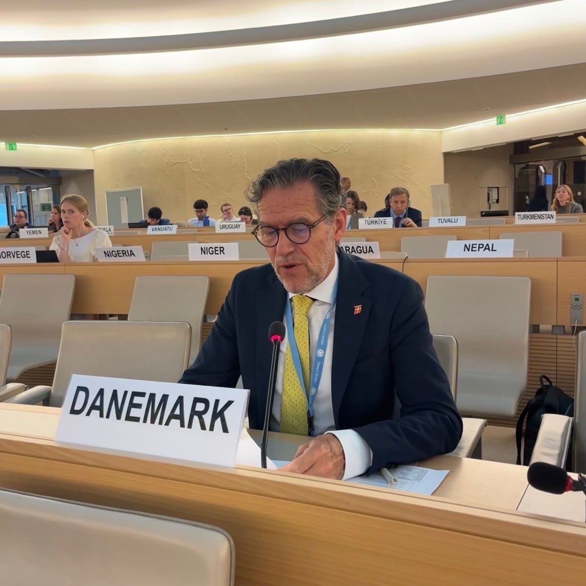 DKUNmisgva's tweet image. #HRC59: maintaining their own justice systems is a🔑 part of Indigenous Peoples' right to self-determination.
In the dialogue with @SRjudgeslawyers today, the Nordic-Baltic States shared examples of this from 🇩🇰🇬🇱🇫🇮 , reiterating our support to the rights of #IndigenousPeoples.
