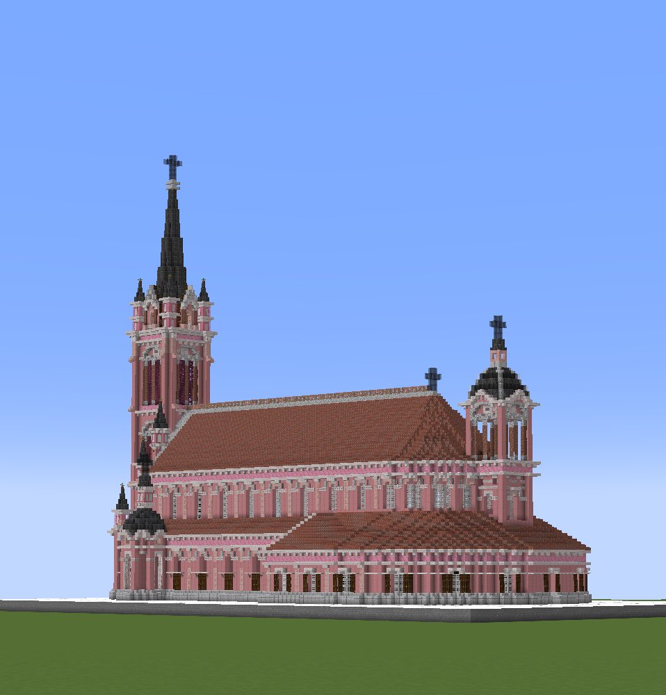 Tan Dinh Church WIP 3 #Minecraft #Minecraftbuilds #minecraft建築コミュ