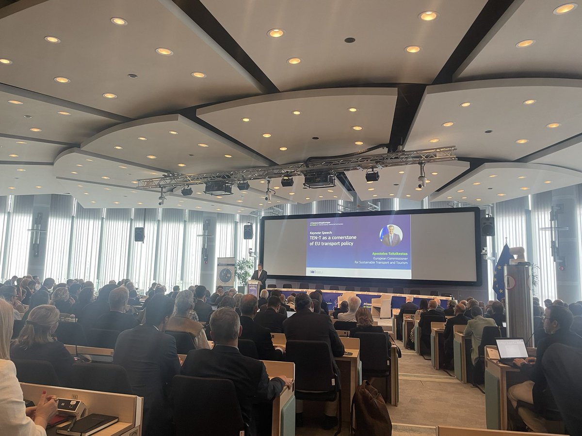 Commissioner <a href="/tzitzikostas/">Apostolos Tzitzikostas</a> opening celebrations for 20th years TEN-T coordinators. “transport connectivity is more than an economic asset. It is a security imperative” indeed Mr <a href="/tzitzikostas/">Apostolos Tzitzikostas</a>! and Europe’s #ports are the basis for economic growth and enhancing resilience.