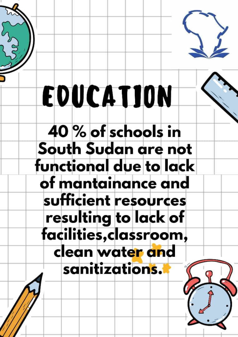 The lack of sufficient infrastructure and resources in schools hinders the ability for teachers to engage students and deliver better education system effectively,Adequate learning material is vital in promoting safe learning environment,to more educated and empowered population.