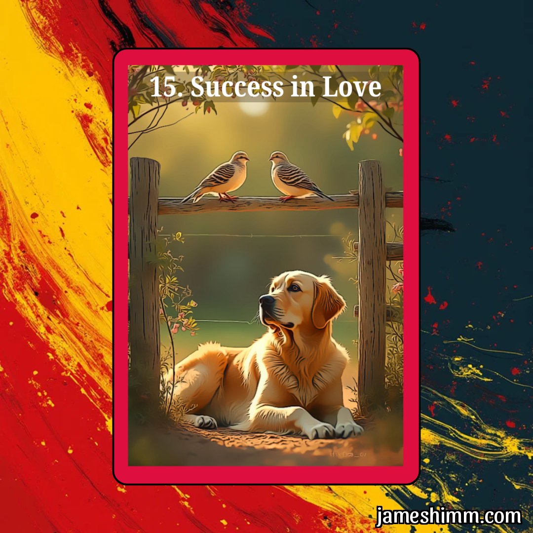 JamesHimm's tweet image. Daily #Divination: Success in Love can suggest a time of learning or training. Be open to receiving knowledge that could prepare you for the next chapter of your personal and/or spiritual growth and development. #kippercards