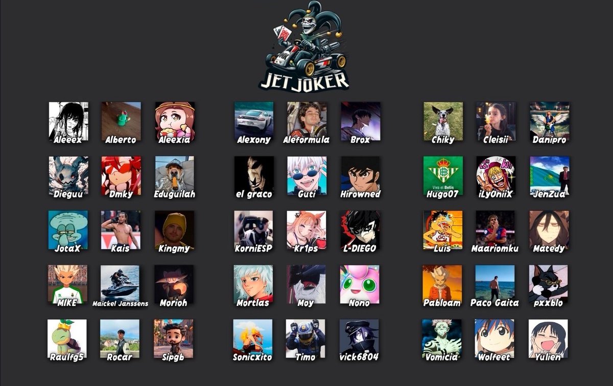 JetJokerMK's tweet image. ⚠️ Hoy a las 21:00 ⚠️

Realizaremos en directo en Twitch la distribución de los jugadores JJ's en sus respectivos rosters para el Mario kart World 🌍 

Os animamos a pasaros a ver el show!! (Será cine) 🎞️ 

#jetjoker #mkcentral #mkworld