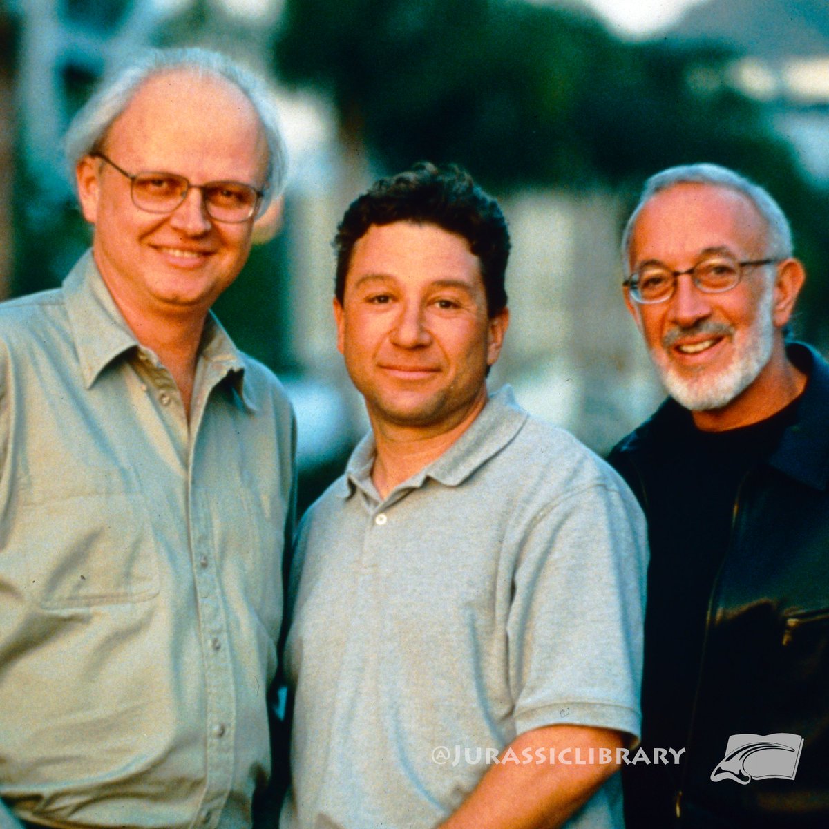 3 Jurassic Legends in one picture!

Check out this amazing photo of Dennis Murren, Michael Lantieri, and Stan Winston  from The Lost World Jurassic Park!

If you own any JP related Slides, please reach out!! We would be interested in scanning it for free!