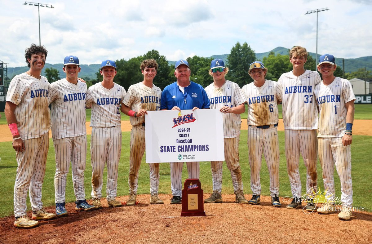 STATE CHAMPIONS <a href="/AHSEagles_BSBL/">Auburn High School Baseball</a> 🦅⚾️💍
Thankful to God for every moment this game has given me. Senior year ends as a State Champion with my brothers at AHS-complete game shutout in the VHSL 1A title game.

Season stats: 43.2 IP • 8 Wins • 1 Save • 89 Ks • 1.7 ERA

Honored to