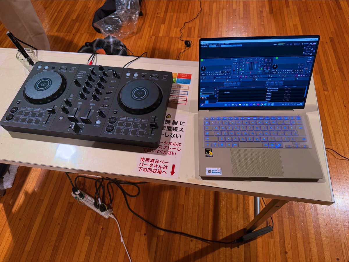 be_flat_'s tweet image. DJもバッテリー気にせずに出来ます！！！
私の所属しているDJサークルの活動も応援お願いします！
@tku_dj 

#YouthASUS認定アンバサダー
#PR