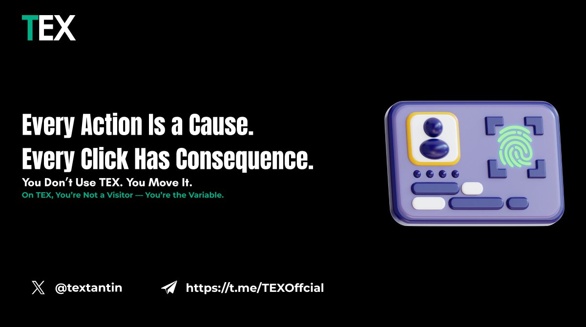 textantin's tweet photo. 🧠 You think you’re just swapping.
But you’re doing more.
💥 You're triggering contracts
📡 Sending liquidity signals
⚙️ Moving incentives
⛓️ Registering history
🌐 One click, one cause.
Every action on TEX reshapes the protocol.
You’re not passive.
You’re the source code.
#TEXSwap #CTC #TriggerDeFi #CauseOnChain #TantinChain
-----------------------------------------
🧠 你以为你只是在“换币”，
但你在做得远不止于此
💥 你在触发智能合约
📡 你在释放流动性信号
⚙️ 你在推动激励机制变动
⛓️ 你在写入链上历史
🌐 一次点击，一个因果
在 TEX，每一个行为都在重构协议
你不是“被动使用者”，
你是链上逻辑的起点
#TEXSwap #CTC #链上因果者 #协议反馈机制 #天体公链