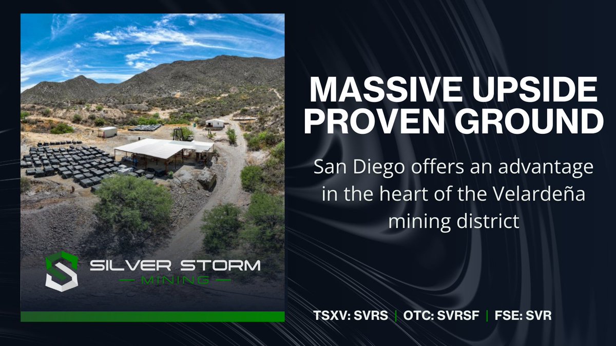 With 33,000+ metres of drilling completed, the San Diego Project offers massive upside in the heart of a historic Velardeña mining district.

Explore its potential: ow.ly/rXSX50VX6JO

TSX.V: $SVRS | OTC: $SVRSF | FSE: $SVR
#Exploration #SilverMining