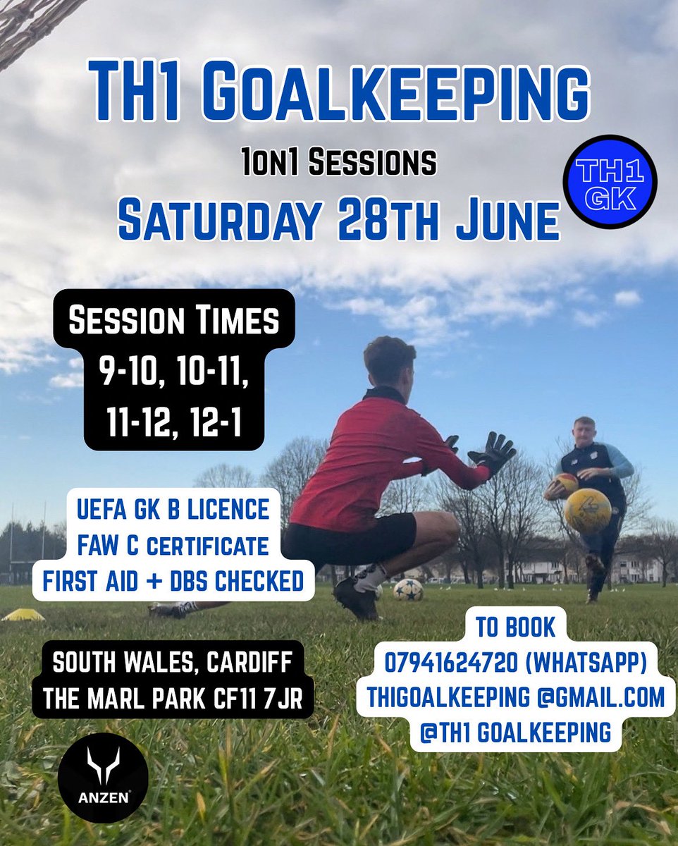Goalkeeper Training in Cardiff, South Wales 🏴󠁧󠁢󠁷󠁬󠁳󠁿🧤⚽️