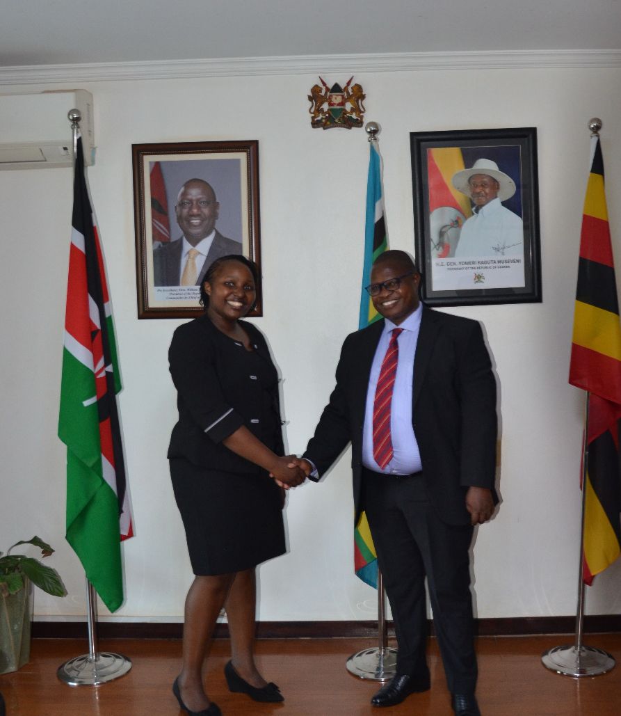 As a mission we are always available to support Kenyan Companies doing business out here.
Met by a team from Equity Bank led by Samwel Nyagah Ireri, Group Head of International Banking and Payments when they visited the vision offices in Kampala.