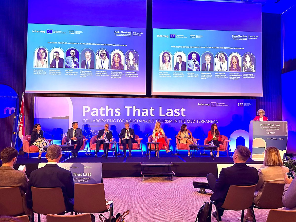 interregnextmed's tweet photo. ๐ฌโWe must train the next generation, engage youth and bring EU attention to sustainable tourism.โ Aldo Puleo, our Programme Manager, calls on all stakeholders to get involved, MMM aims to bridge needs from the ground up to the policy level.
#PathsThatLast #MMM #Interreg https://t.co/UpoLgX6rte