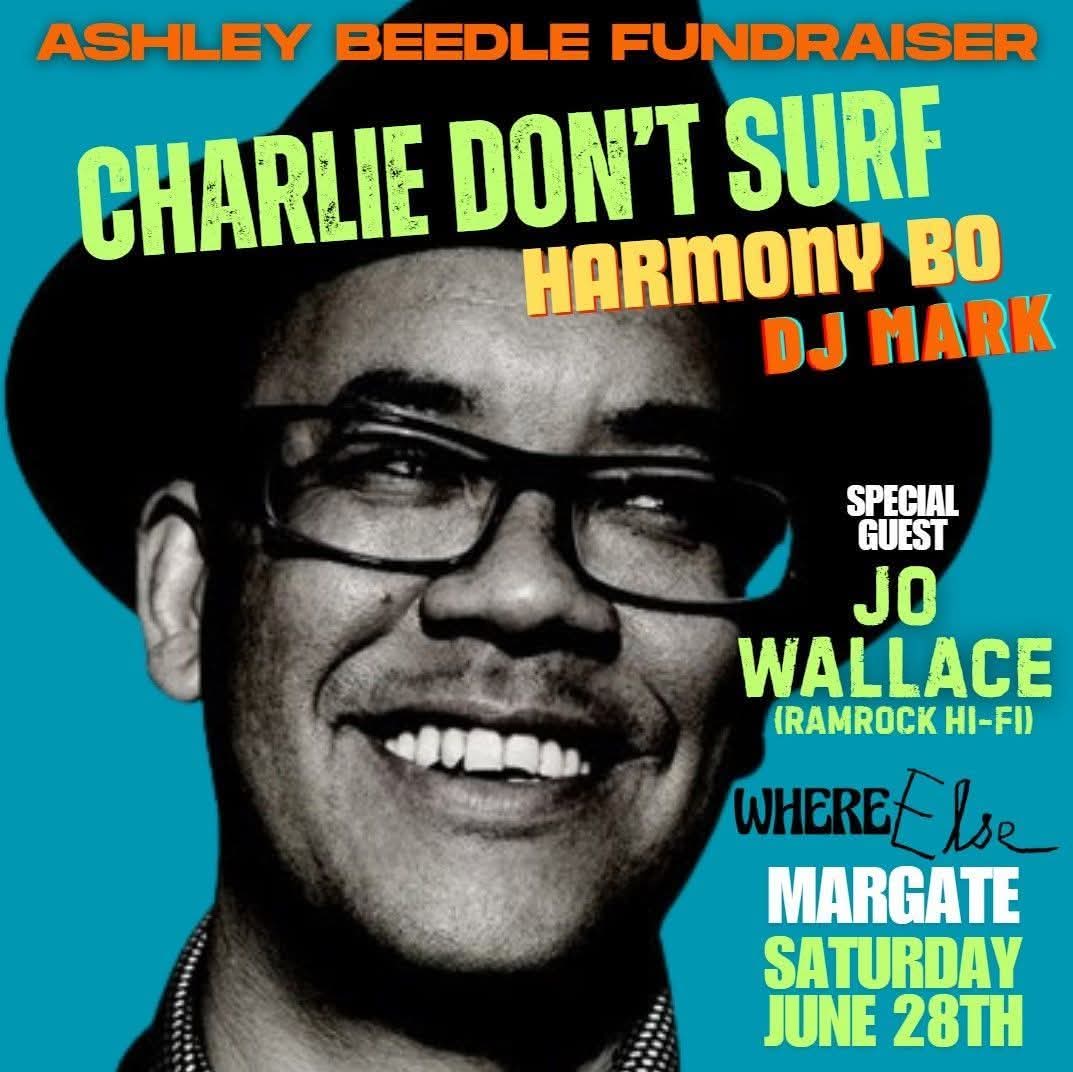 This Saturday in Margate! <a href="/surf_charlie/">Charlie Don't Surf</a> plus DJ Mark, Harmony Bo, and the legendary Ramrock Records' Jo Wallace on the decks til late. See you there!
gigantic.com/ashley-beedle-…