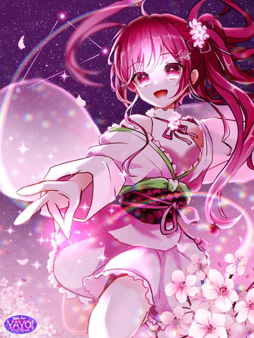 季節外れになっちゃいましたがソメイヨシノちゃん 来年の桜も無事届きますように This is a mudra used in yoga. こちらにも投稿しました↓ #ibisPaintX #アイビス #イラスト