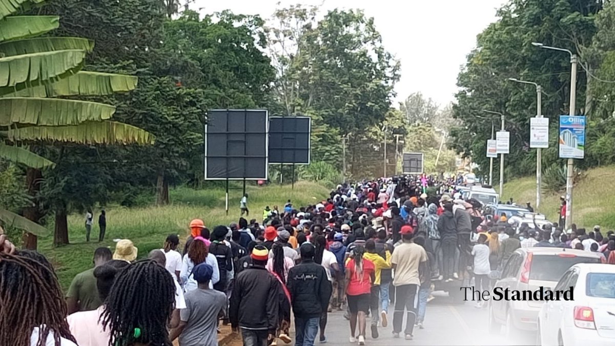Kiambu people coming to Nairobi my days history will be made today ✊🏿✊🏿