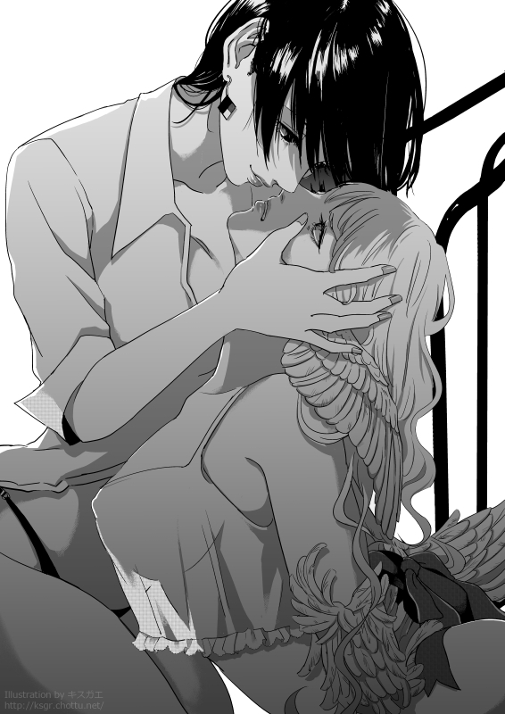百合の日なので、過去のちゅー絵をまとめてみた
#百合の日 #創作百合 