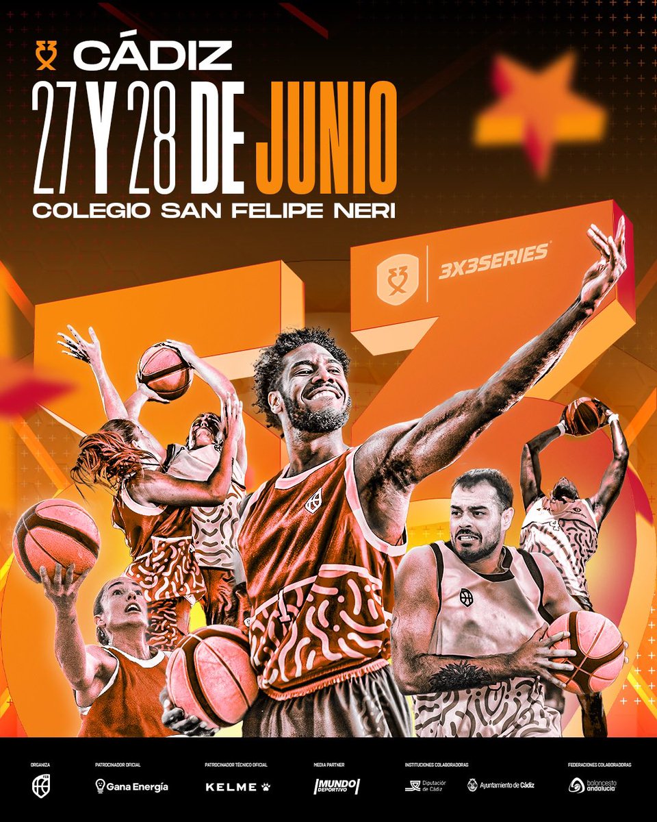 Conoce a los equipazos del cuadro masculino y femenino que lo darán todo en el Open-Lite Quest Cádiz, 3a parada del 3x3 Series 2025 💥

¡VAMOS! 💪🏼

📍 Colegio San Felipe Neri
🎟️ Acceso gratuito
🏀  Open femenino y masculino
🗓️ 27 y 28 de junio

#3x3Series