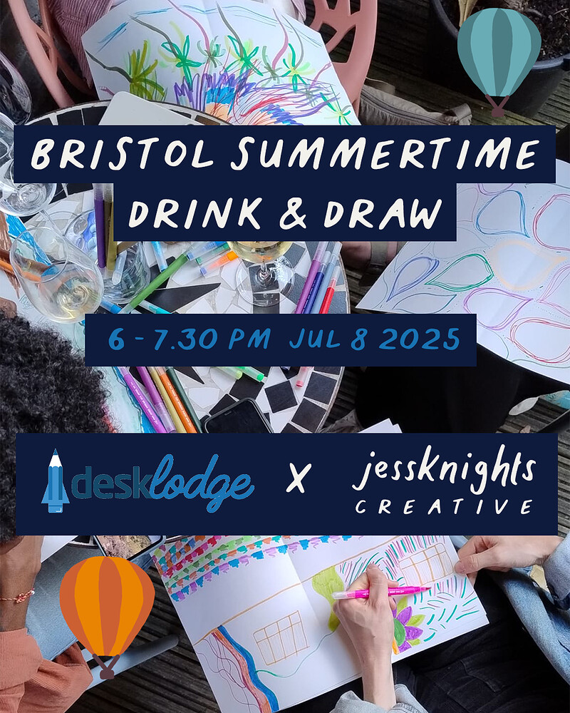 Join illustrator Jess Knights for a playful evening of drawing games, speed sketching, and creative prompts with no pressure 🎨

All materials provided. No artistic experience necessary. Just bring yourself, and grab a complimentary drink 🍻

🎫 £6.50 - hubs.la/Q03tbT3D0