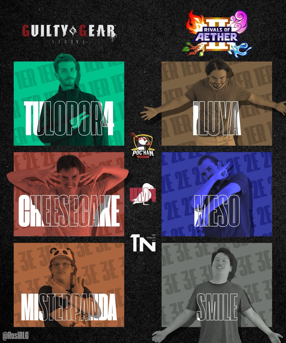 Bien évidemment, oublie pas les side-events avec leur top 3 respectifs !