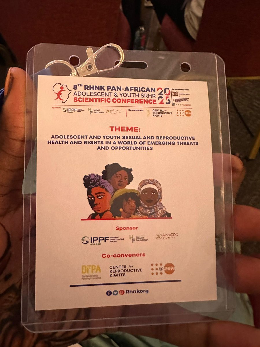 We are thrilled to be at the 8th Pan‑African AYSRHR Scientific Conference hosted by RHNK drawing over 1,000 delegates from across Africa.

The conference themed, "Adolescent and Youth Sexual and Reproductive health and rights in a world of emerging threats and opportunities"