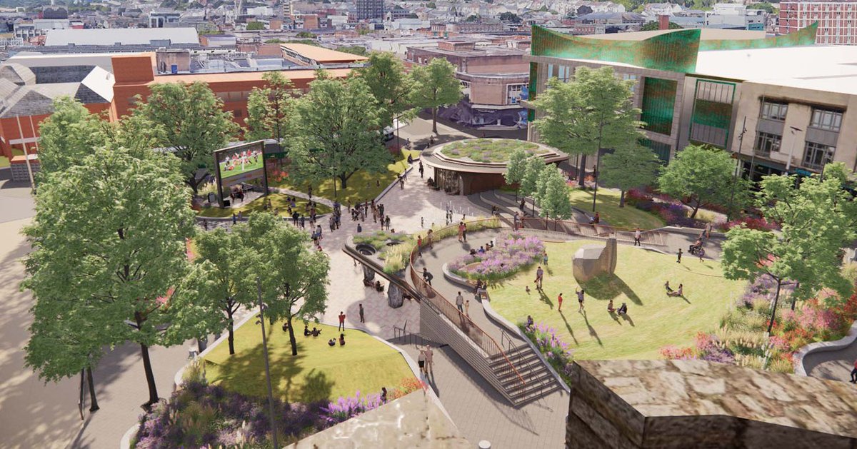 Progress is being made to transform Castle Square into a greener, more welcoming space.

If you're a BID business and have any questions, please get in touch with Duggie at andrew@swanseabid.co.uk or Jacob at jacob@swanseabid.co.uk 📧

We're excited to see the end result!