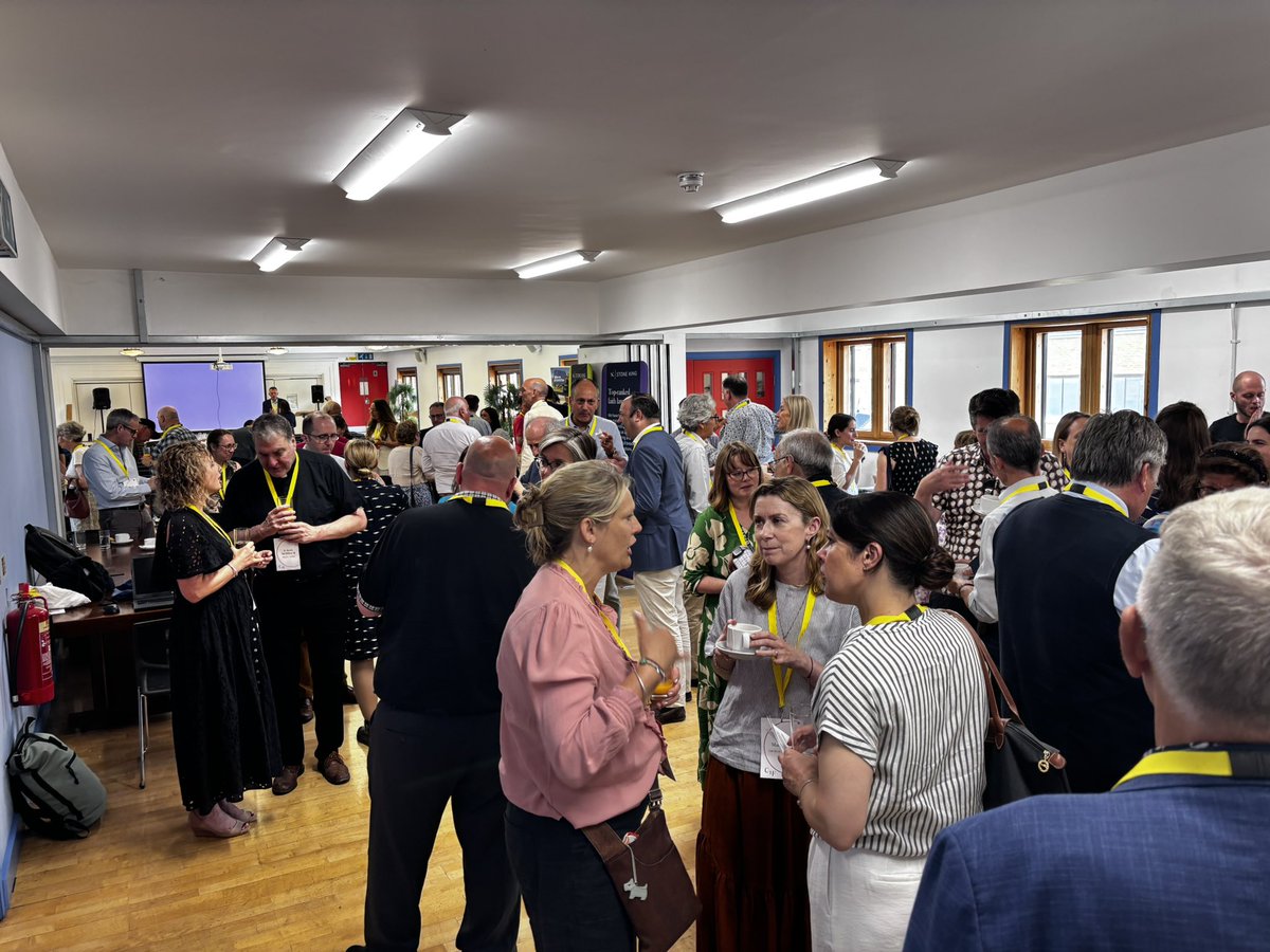 Coffee &amp; networking at the #CatholicsinFundraising conference <a href="/StGeorgesCath/">St George's Cathedral, Southwark</a>