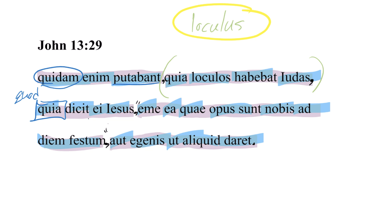 Today's Latin Vulgate Video: John 13:29 Latin Vulgate ow.ly/9UOM106cQQG