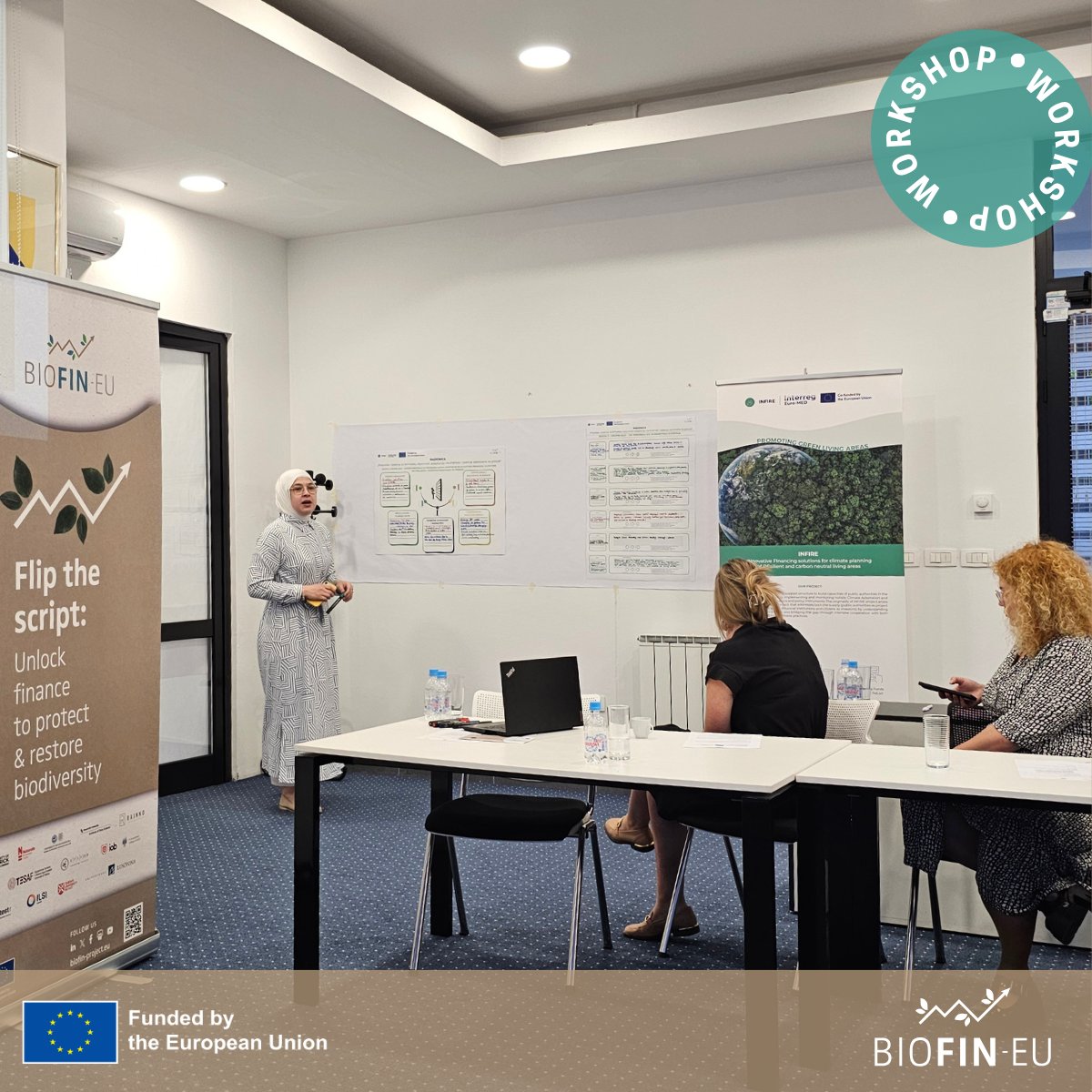 🌱Can a city turn climate barriers into green breakthroughs? Sarajevo just did.

On June 10, BIOFIN-EU &amp; INFIRE co-organised a #workshop on climate resilience, hosted by SERDA—tackling barriers to Nature-based Solutions &amp; Energy Efficiency.

<a href="/HorizonEU/">Horizon Europe 🇪🇺</a> <a href="/REA_research/">European Research Executive Agency</a> #biodiversity