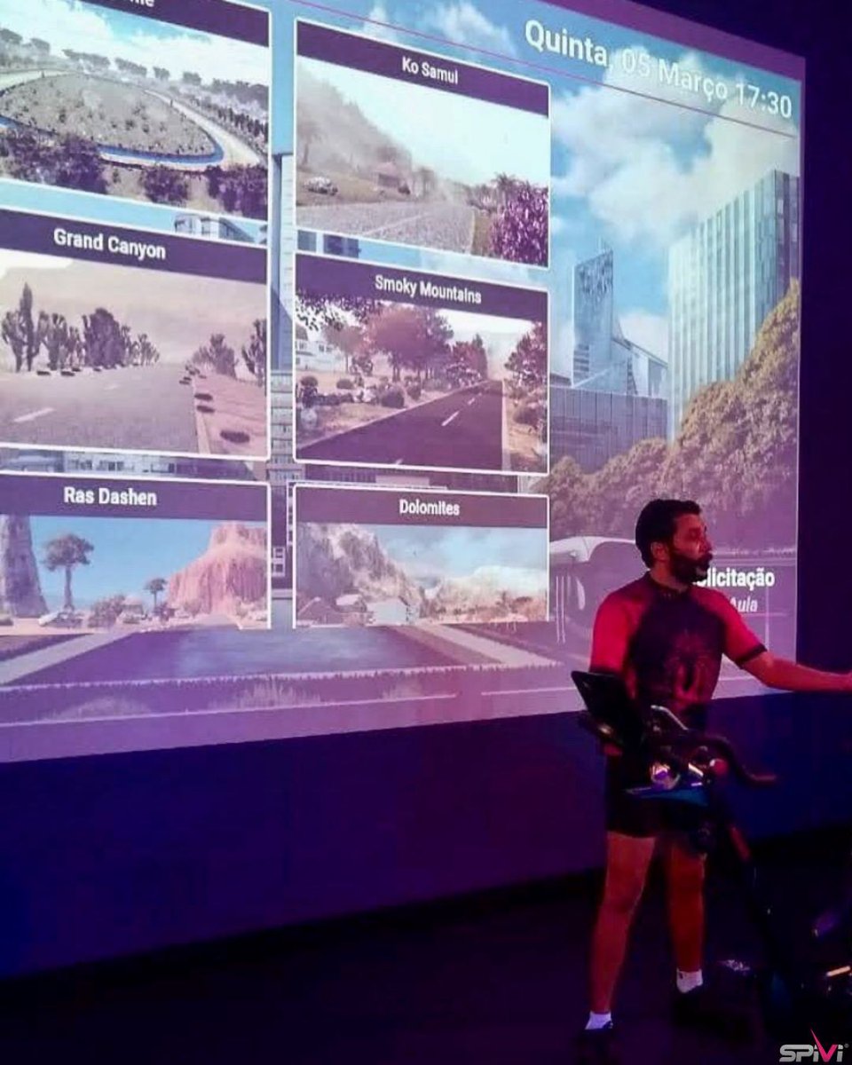 Create an experience for your members.
Real-time performance tracking, immersive visuals, and a leaderboard that drives motivation make every pedal stroke count.
Compete, connect, and crush your goals - together. 
•
• 
•
#SpiviNation #FitnessGamification #ImmersiveFitness
