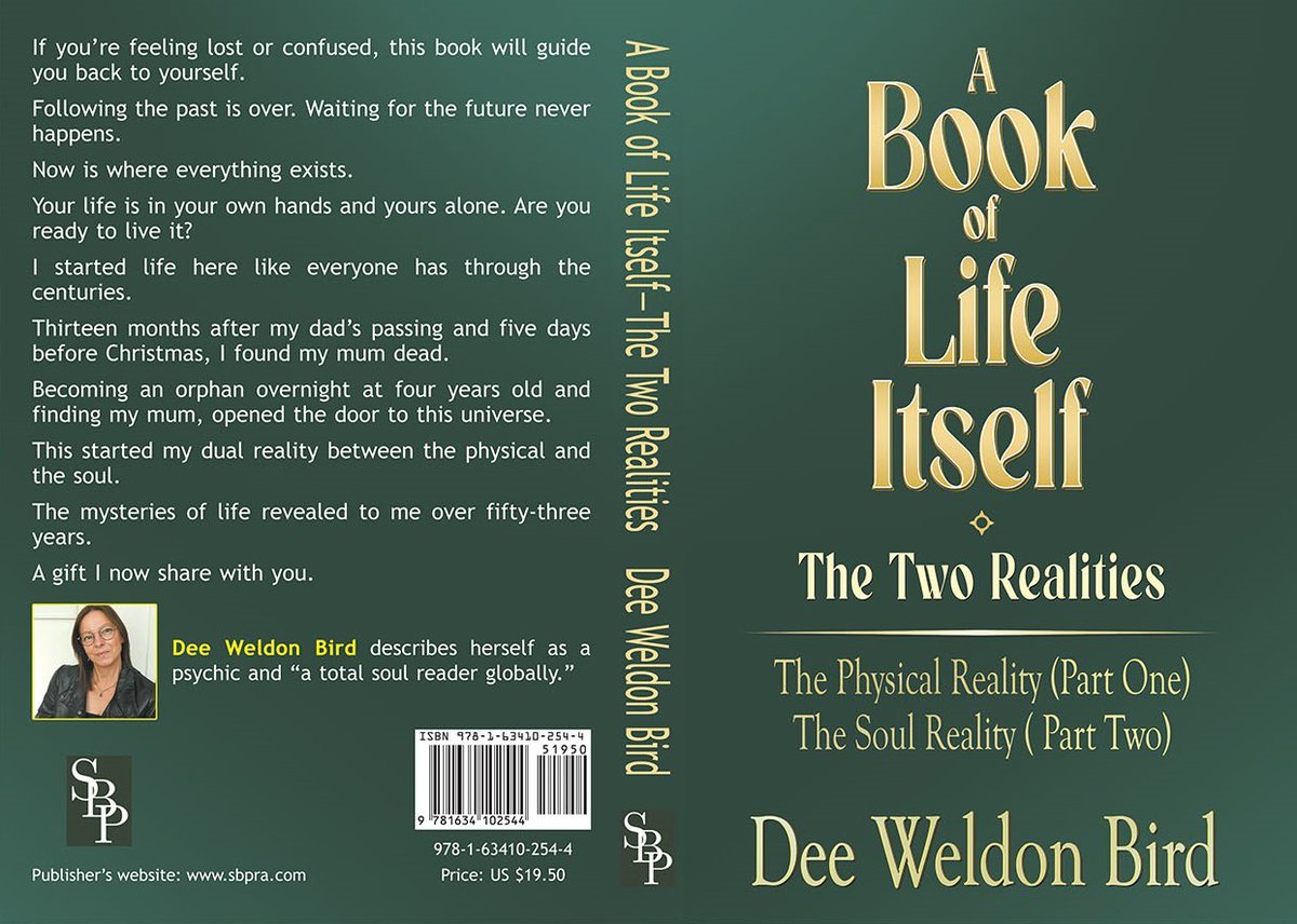 SBPRA2's tweet photo. A Book of Life Itself—The Two Realities  

Take it from author Dee Weldon Bird: No matter how bad a turn your life has taken, there is a way back from sorrow and helplessness.  

#lifeguide #findingyourself #livingfortoday 

Publisher's Website: https://t.co/JxtD1ubGhE https://t.co/S464DMaeLy