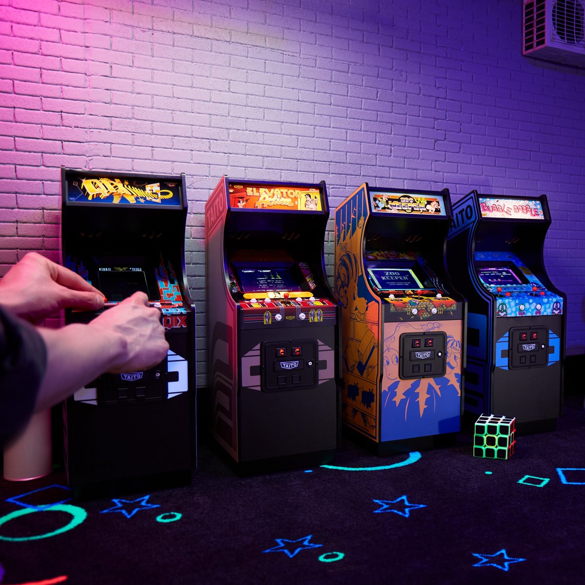 Quarter_Arcades's tweet image. Preserving arcade history, one (¼ scale) cab at a time!
Quarter Arcades - the most accurate replicas available:
✅ Made of wood, just like the originals
✅ Illuminated marquees + coin doors
✅ Perfect for a desk or display shelf
The perfect gift for collectors & arcade lovers…