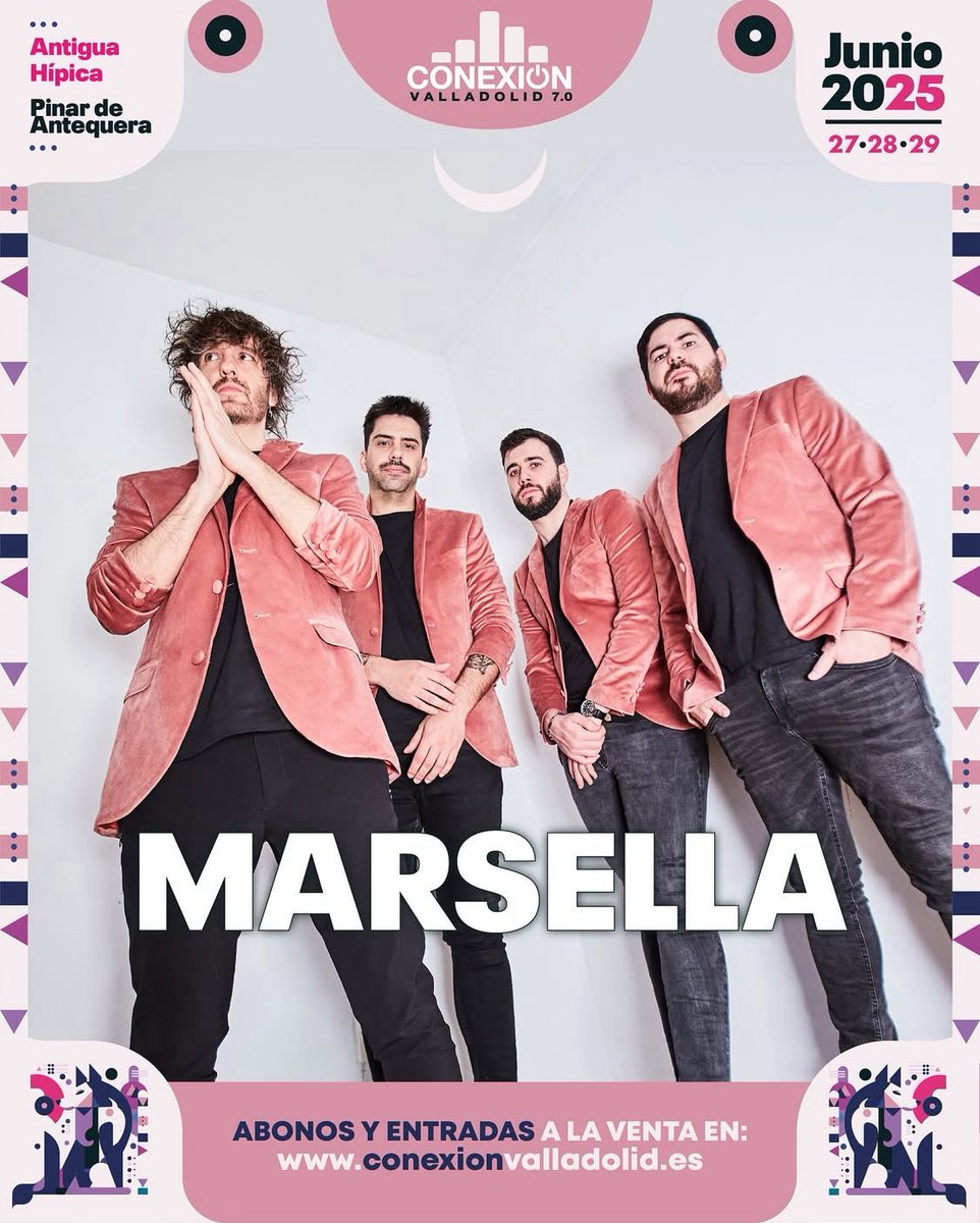 ¡Queridos! 💜 Nos vemos este Viernes 27 de Junio en el <a href="/Conexion_Spain/">CONEXIÓN (Festival + Ciclo + TV)</a> a las 22:05h en el escenario NEC cerrando la gira con la que nos despedimos hasta la vuelta del verano 💿💜