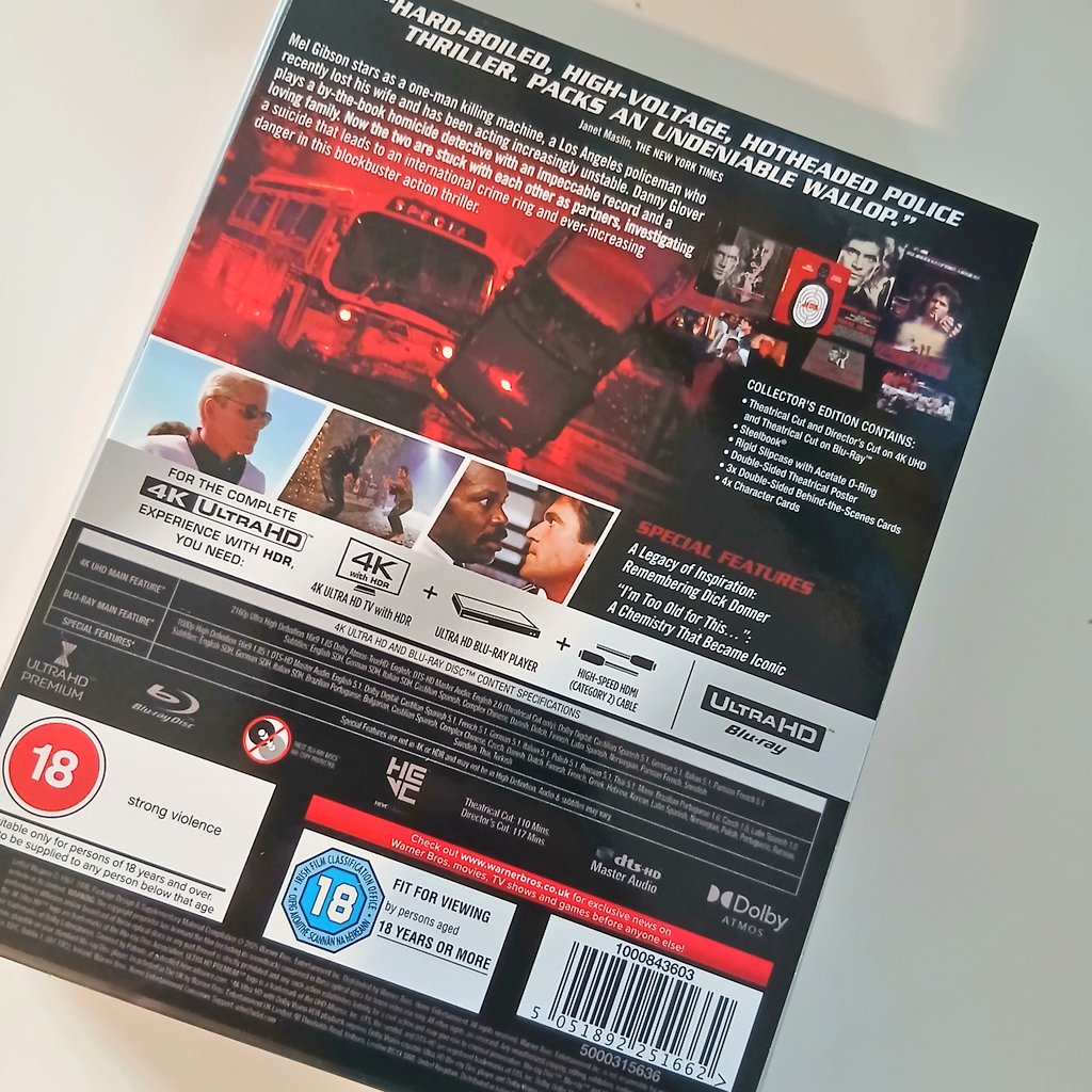 MacReadys_Beard's tweet image. Well, this was definitely worth the wait!  

A thing of beauty. 

#LethalWeapon #4KUltraHD