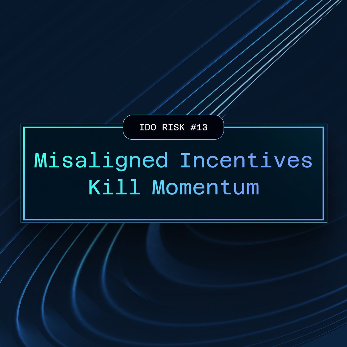 IDO Risk #13: Misaligned Incentives Kill Momentum

It’s easy to get excited when a project raises fast. But ask yourself: who benefits first?

Too many launches are structured like this:
– Seed investors get unlocks before traction
– Early backers dump into shallow liquidity
–
