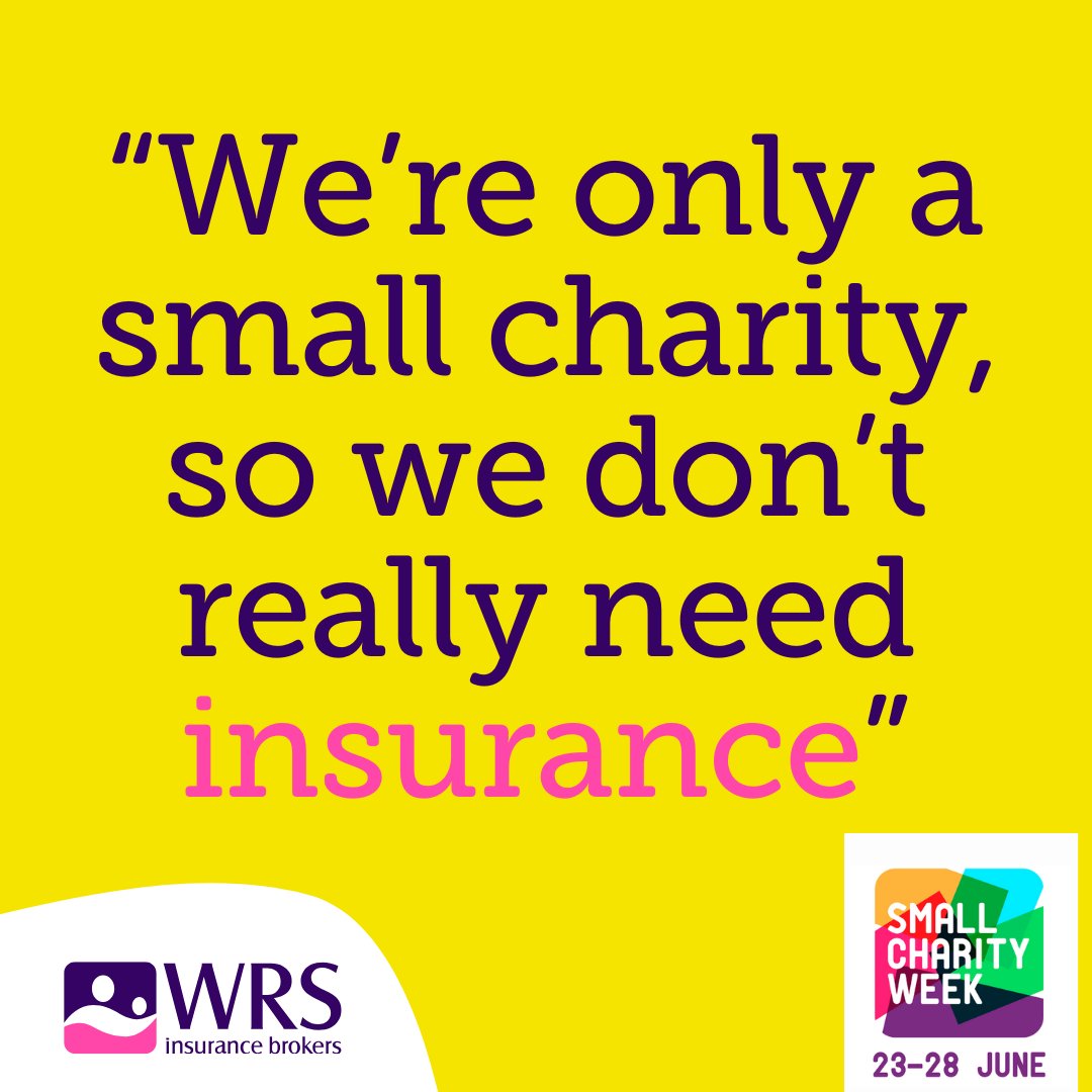 As #SmallCharityWeek ends and #InsuranceAwarenessDay approaches, it’s time to ask: do small charities need insurance?

From events to volunteers, even the smallest charities face risks.

Our latest blog explains why cover matters and how WRS can help: bit.ly/do-small-chari…