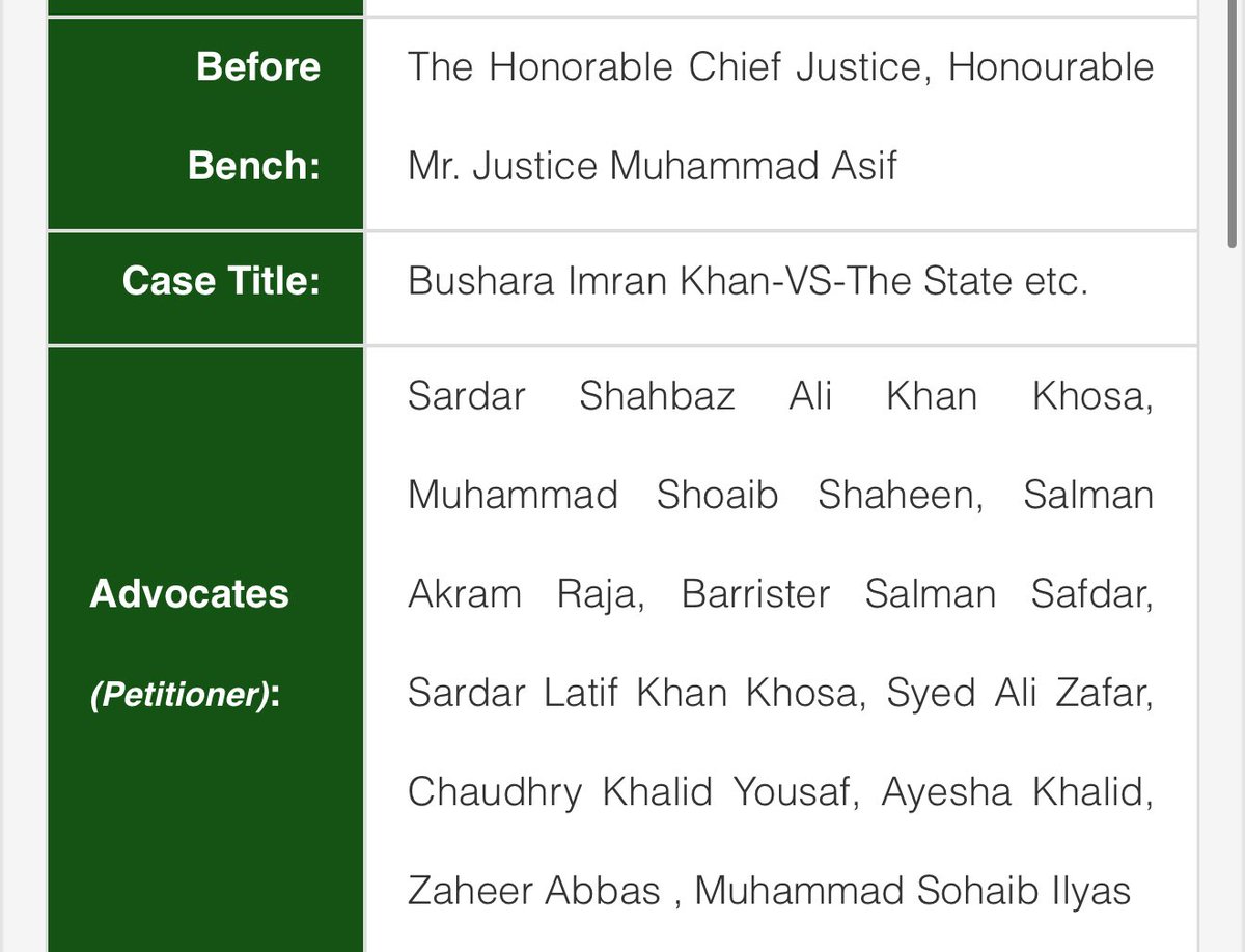 عمران خان القادر کیس درخواست ضمانت کی سماعت۔ 
26.06.2025

القادر کیا میں عمران خان کی ناحق سزا کے خلاف درخواست ضمانت کی سماعت کل 12 بجے روبرو بعدالت ایکٹنگ چیف جسٹس و جسٹس محمد آصف , کورٹ روم نمبر ۱، تھرڈ فلور اسلام آباد ہائی کورٹ مقرر ہے۔ 

القادر کیس میں اپیل 27 جنوری 2025 کو