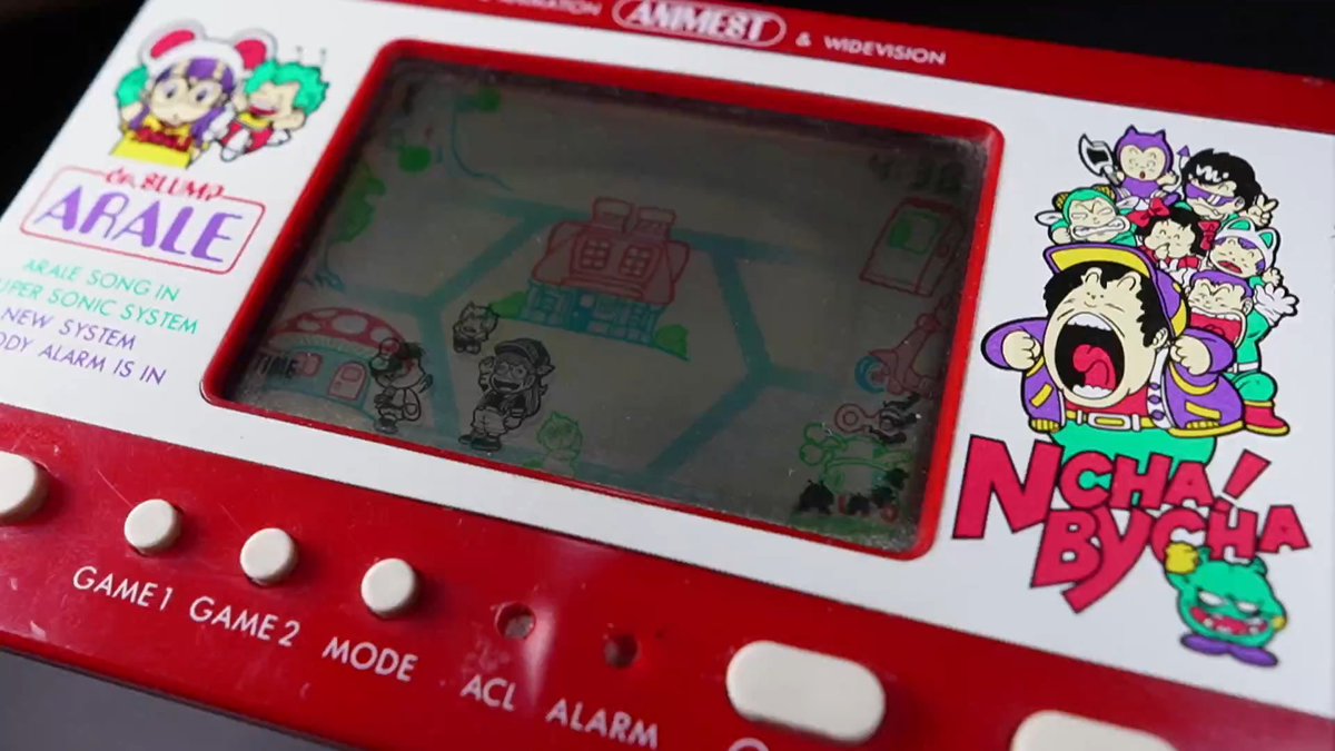 Dr.スランプ　アラレちゃん　ゲームウォッチ　NCHA BYCHA 動作品 Dr.スランプ アラレちゃん ゲームウォッチ NCHA BYCHA - メルカリ