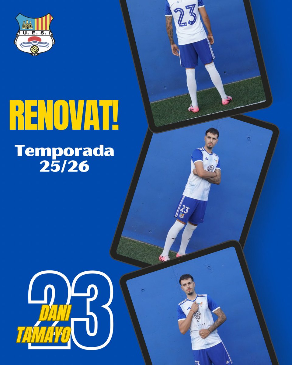 🧲 RENOVACIÓ | DANI TAMAYO
Dani Tamayo seguirà sent un pilar a l’eix de la defensa de la UE Sitges! 🔵⚪

Central amb força, seguretat i caràcter per a Primera Catalana.

#somsitges