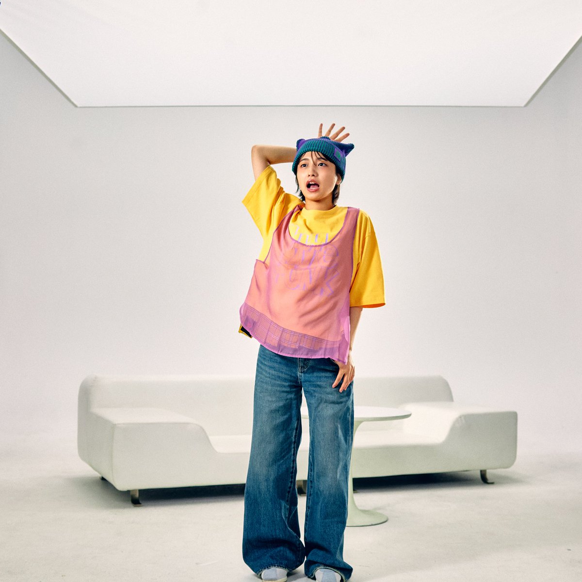 ミュージシャン Vavndy Layered T-shirt little punk VAWS VAWS ONLINE limited】 Layered T-shirt 