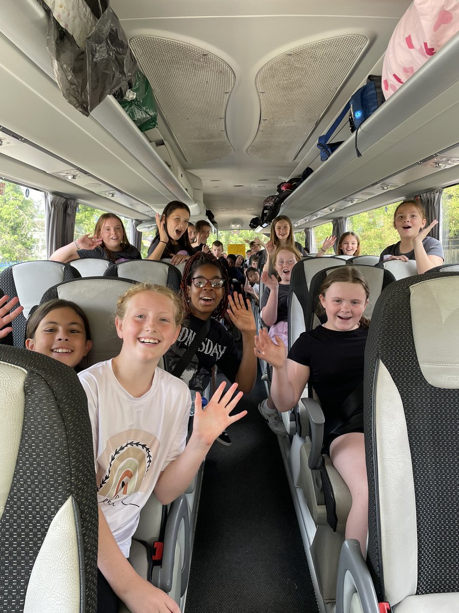 And they’re off! A very excited bunch are on their way for the adventure of a lifetime! Memories are made of this!