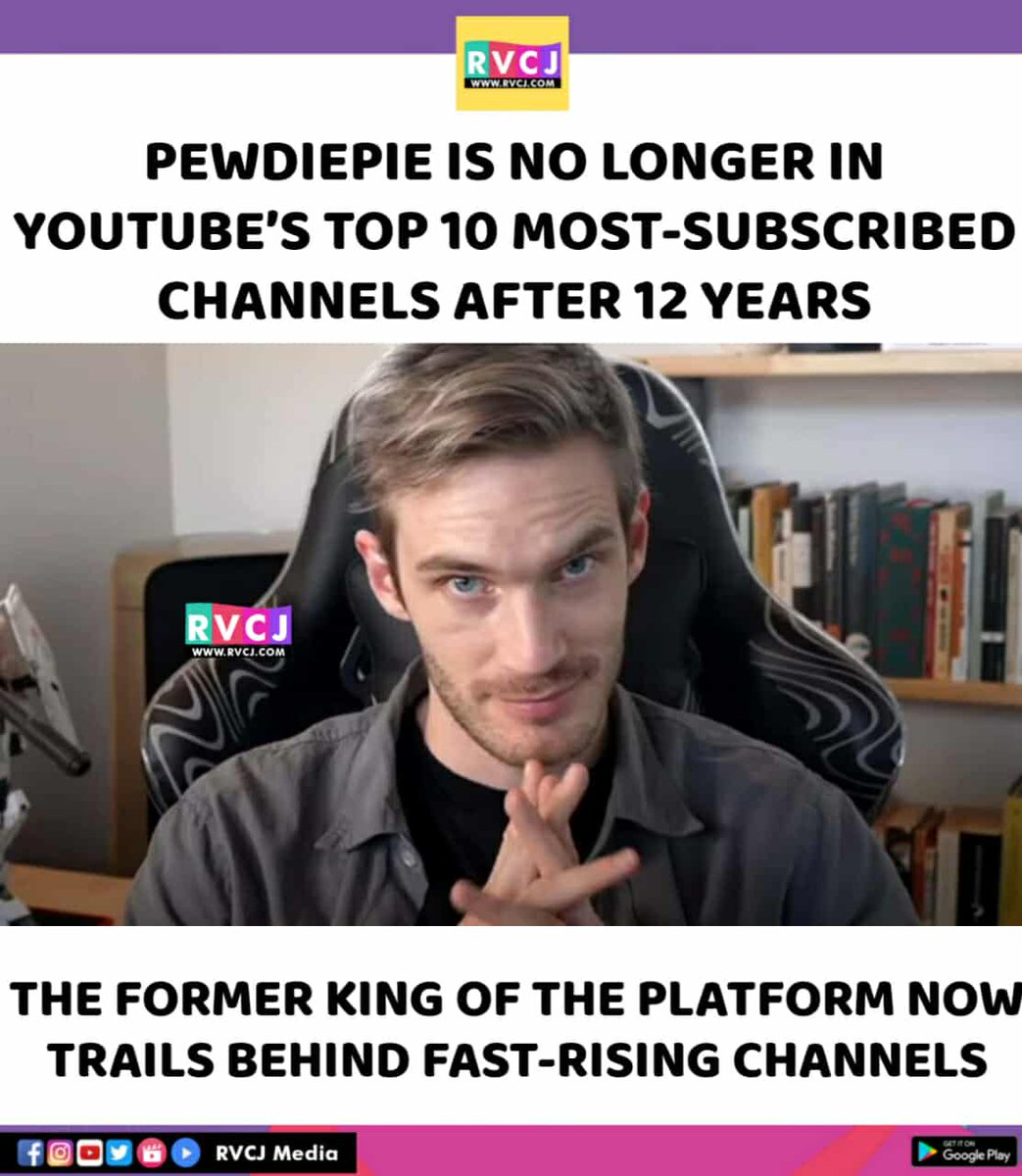 rvcjmovies's tweet image. PewDiePie!
#pewdiepie #youtube