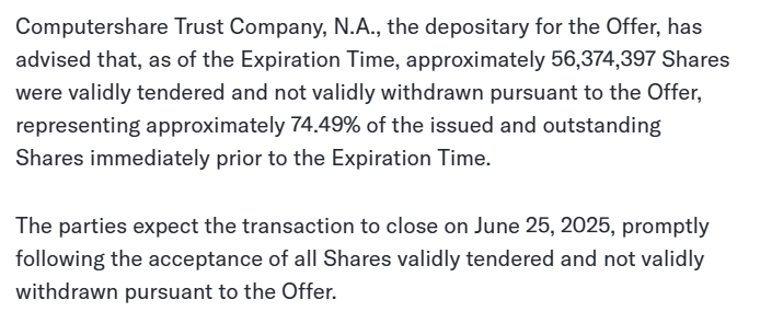Steve_382's tweet photo. $RGLS

75% of shares tendered. Deal closes today. I owned this on and off since 2016 and almost broke even after lots of trading before this deal was announced. Had a decent position after all that.  Takes patience, but sometimes it pays off. https://t.co/jlkhyiMcdK