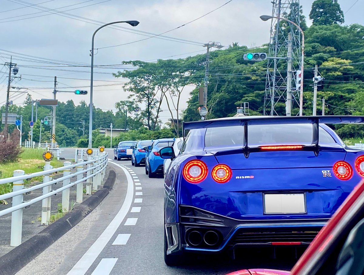 ブルー率高すぎツーリング🔵🔵🔵🔵🔵
7台で岐阜・三重方面へ🚗

それぞれ違うブルーで綺麗✨
景色いい場所多かったし1日中楽しかったー！🥰