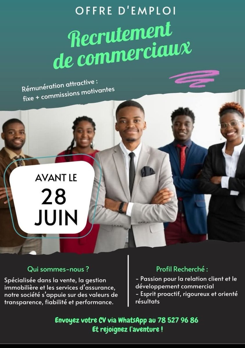 Salam Fam
Commerciaux 
 #afterpro #recrutement