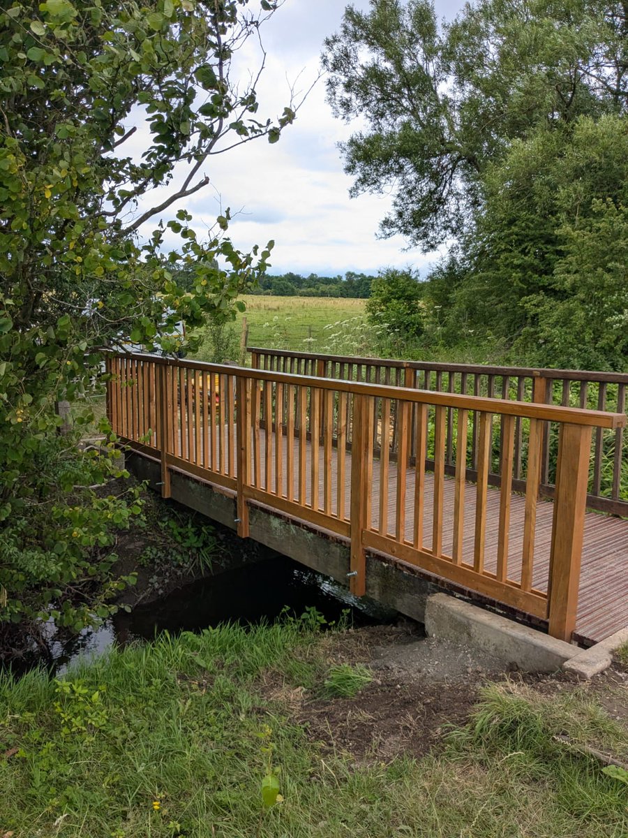 Bog footbridge in Hale is now complete and open. Thanks for your patients while the work was on