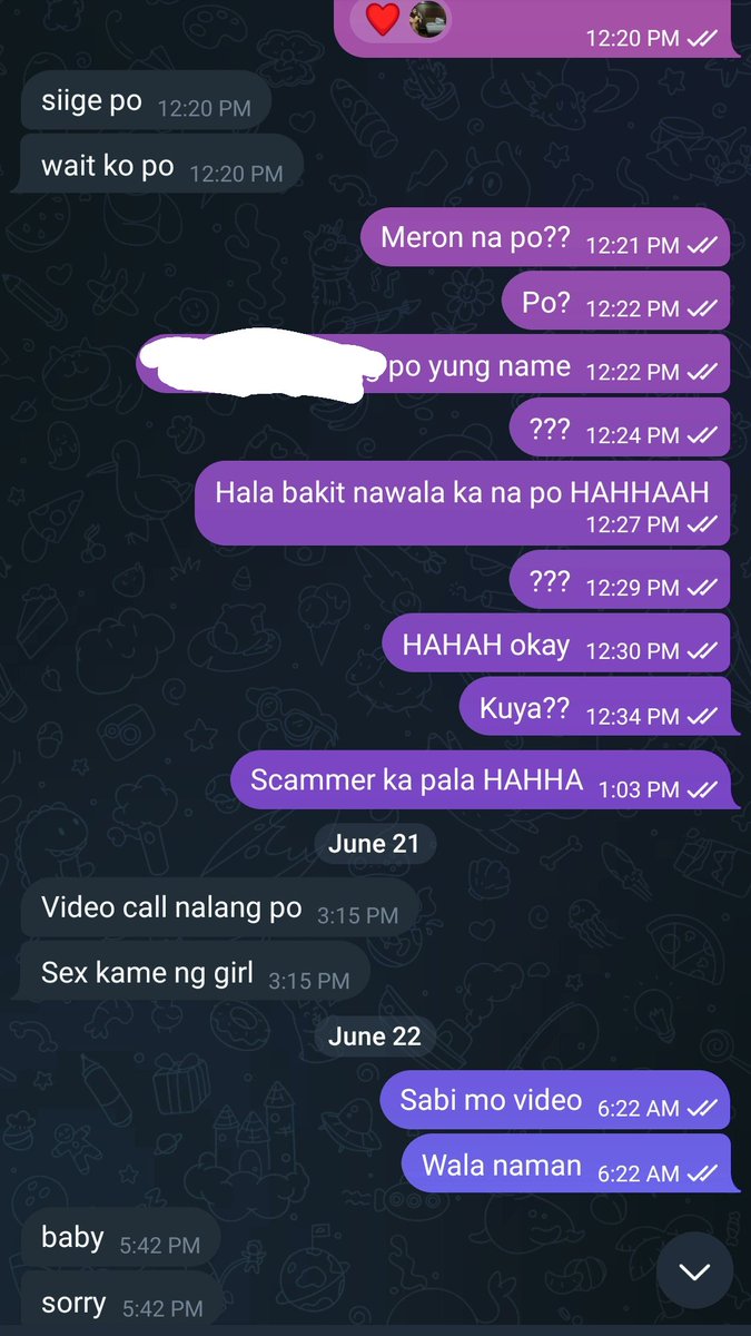dominantMewGulf's tweet photo. Scammer Alert!! Mag-ingat po kayo dito sa lalakeng to nang scam po siya. I sent 1k but until now there's no link. He offered me a video call but he wants more money daw eh wala pa yung link na ibibigay niya kunno. Grabe nagsend ako 1k kasi sabi mo pang handa mo kasi Father's Day. https://t.co/9KPZsYzN1A
