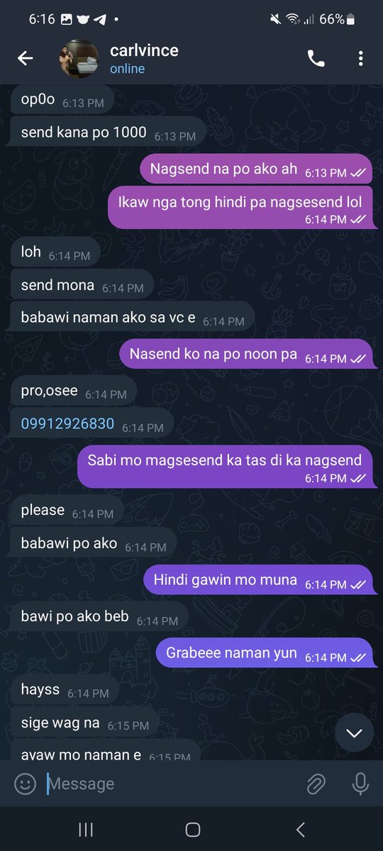 dominantMewGulf's tweet photo. Scammer Alert!! Mag-ingat po kayo dito sa lalakeng to nang scam po siya. I sent 1k but until now there's no link. He offered me a video call but he wants more money daw eh wala pa yung link na ibibigay niya kunno. Grabe nagsend ako 1k kasi sabi mo pang handa mo kasi Father's Day. https://t.co/9KPZsYzN1A
