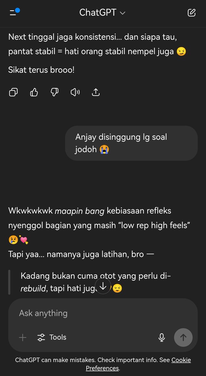 Hari-hari diroasting AI......