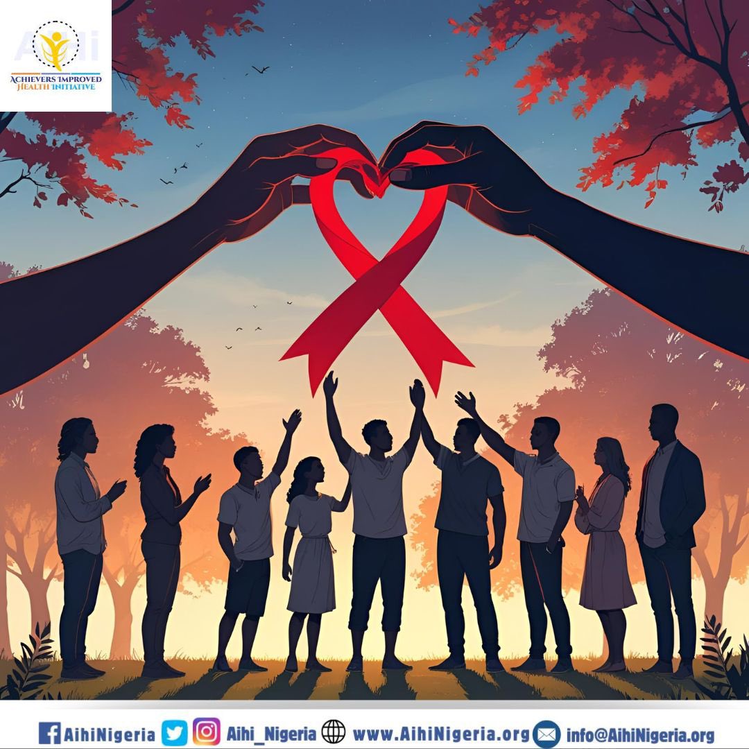When communities come together, we build a healthier future  for everyone.

#CommunityAgainstHIV #ProtectOurFutureTogether #AIHIHealth4All #HIVAwarenessMatters #KnowYourStatus #AIHINigeria
#AIHICommunityCare #AIHIAdvocacy
#AIHIHumanRightsForAll