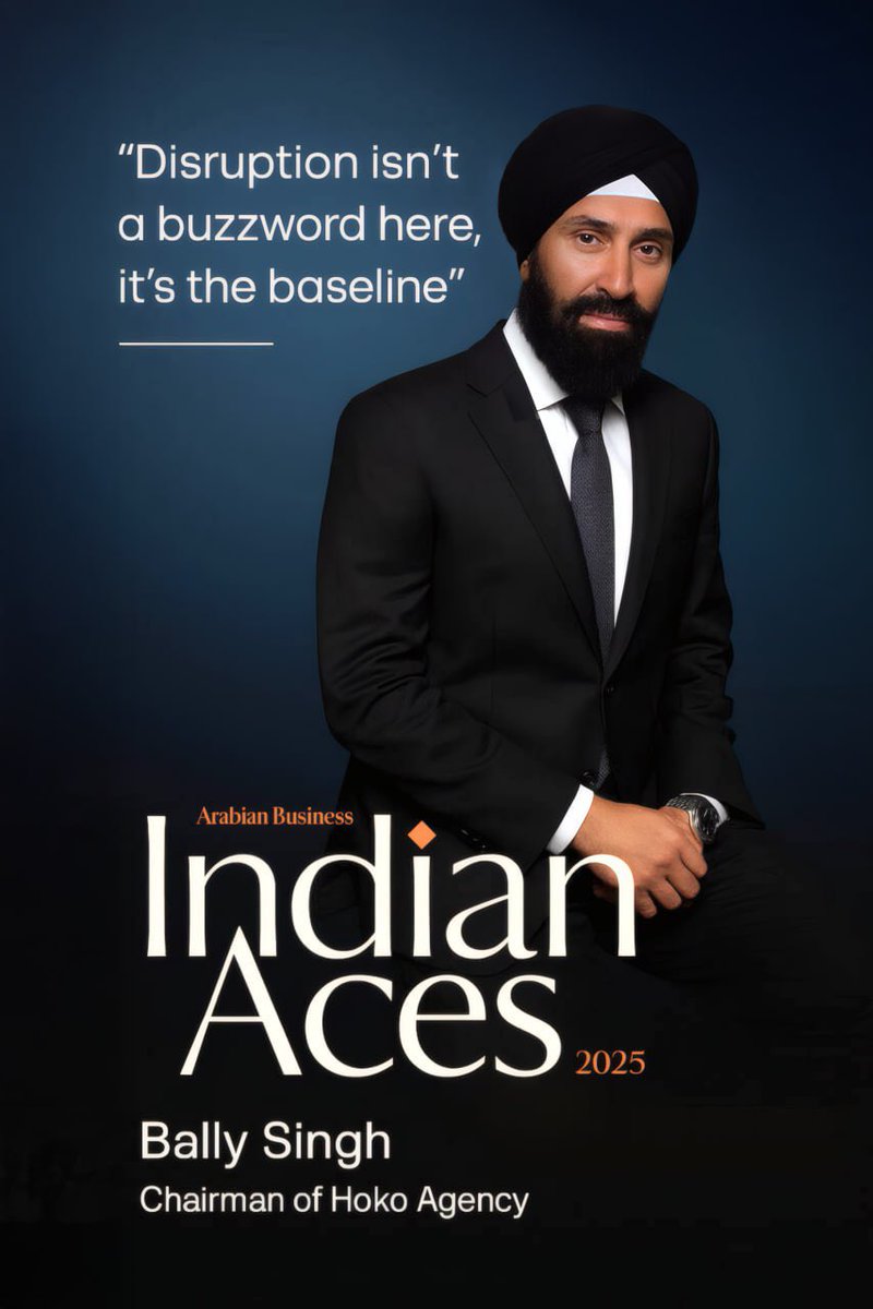 Thank you to <a href="/ArabianBusiness/">ArabianBusiness.com</a> for including me in the Indian Aces 2025 list.

The UAE doesn’t just attract ambition — it demands it.
Humbled to be among leaders driving this region forward.

Let’s keep building.
