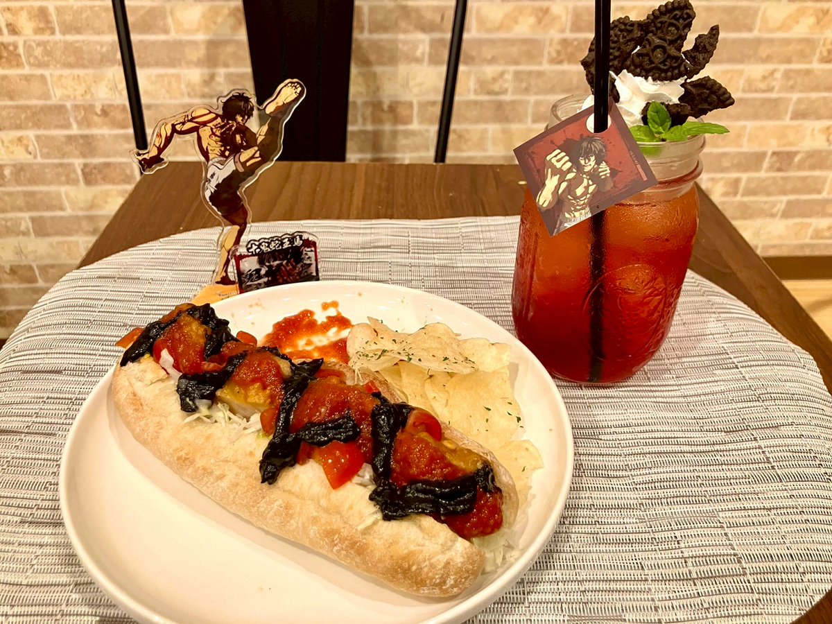 アニメ「#ケンガンアシュラ」×AMO CAFE コラボカフェ 本日よりコラボ