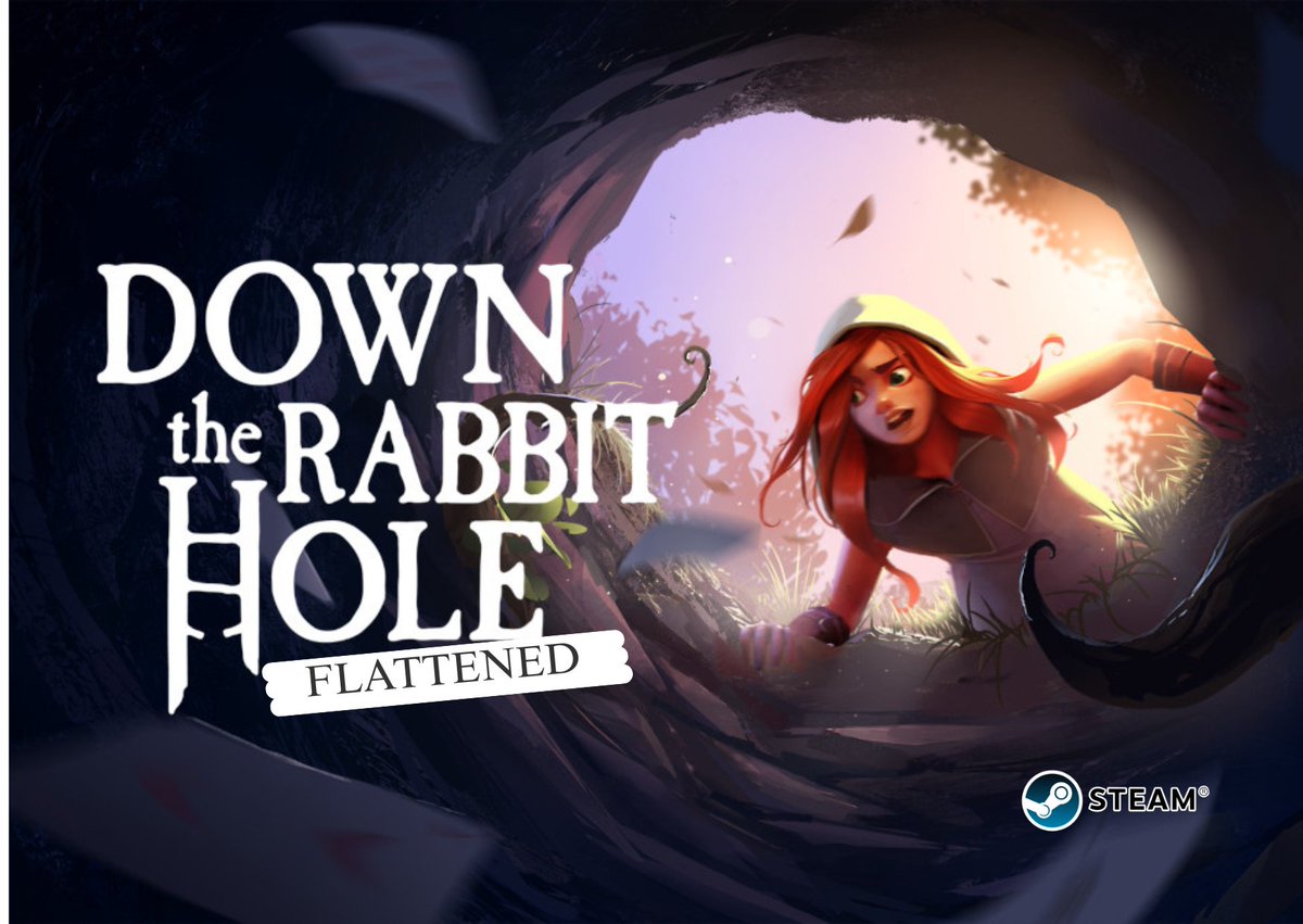 "Down the Rabbit Hole Flattened" is free on Steam "for a limited time!
Link:⬇️
tinyurl.com/5n7bzeed

#Steam #FreeGame #FreeSteamGames #SteamGame #SteamGiftCard
#SteamWallet
#SteamSale
#PCGaming
#SteamGames
#GamersUnite
#GiveawayTime
#Freebies
#WinIt
#ContestAlert
#EnterToWin